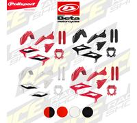 POLISPORT PLASTIC BOX KIT BETA 125-480RR 2T+4T 23-24 INC FORK GUARDS