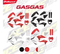 POLISPORT 91027 - Polisport Enduro Plastic Replica Kit for Those Looking for OEM Quality for Gas Gas Motorcycles in White