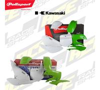 POLISPORT PLASTIC BOX KIT KAWASAKI KX65 00-23 GREEN