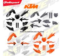 POLISPORT Full MX Body Kit (Black) To Fit KTM SX/SXF Models 16-18
