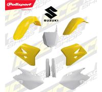 POLISPORT PLASTIC BOX KIT SUZUKI RM125/250 01-06 INC FORK GUARDS OEM