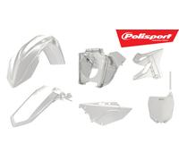 POLISPORT Plastic Kit Clear/Restyle Yamaha, transparent