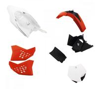Polisport Plastic Kit Fits KTM SX 65 12-15 Orange/White