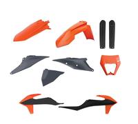 Polisport Ktm Exc/exc-f 20 Plastics Kit Orange,Grey