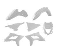 Polisport Plastics Kit - Beta 250/300/350/390/430/480/498 RR 2T & 4T 2013-17 Restyle To 2022 Style - White