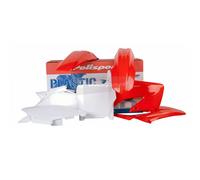Polisport Mx Honda Cr125r/250r 04-07 Oem 90082 Plastics Kit Red,White