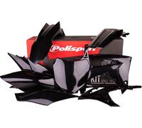 Polisport Plastics Kit For Honda CRF 450 R 2014-2016 Black