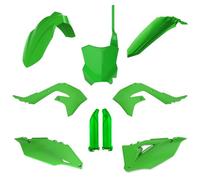 POLISPORT 91025 - Polisport MX Plastic Replica Kit For Those Seeking OEM Quality For Kawasaki Motorcycles In Lime