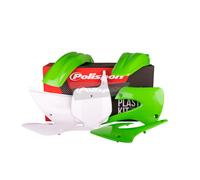 Polisport Mx Kawasaki Kx85/100 01-13 Oem 11-12 90462 Plastics Kit Green,White