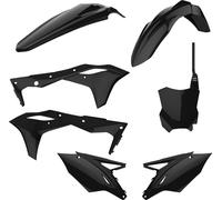 Polisport Plastics Kit For Kawasaki KXF250 2017 2018 2019 Black