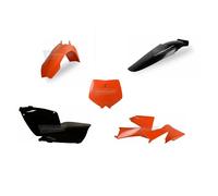 Polisport Plastics Kit For KTM EXC125 2003 OEM Orange