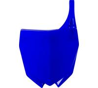 POLISPORT 8665500002 OEM Replica Front Number Plate Made of Durable and Resistant Glossy Plastic Compatible with Yamaha Motorcycles in Blue