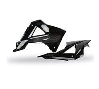 Polisport Radiator Scoops For Gas Gas EC ECE ECF 2010 2011 Black