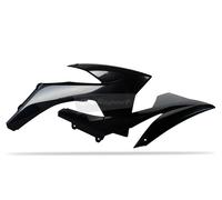 POLISPORT Radiator Covers Black KTM, black