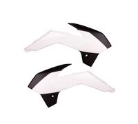 Polisport Radiator Scoops For KTM SX85 2013-2017 White Black