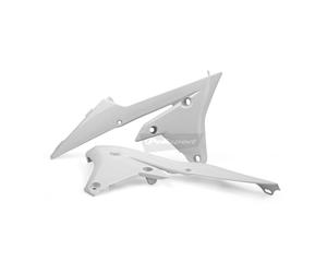Polisport Radiator Scoops For Yamaha YZF250 2014-2018 YZF450 2014-2017 White