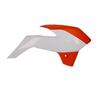 Polisport Radiator Scoops - KTM SX85 2013-17 - Orange/ White