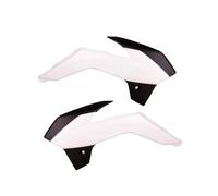 Polisport Radiator Scoops - KTM SX85 2013-17 - White/ Black