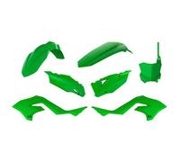 Kit Of Plastic POLISPORT Restyling, Green kx125/250 for Moto