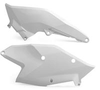 POLISPORT Side Panel (White) To Fit KTM SX/SXF Models 16-18