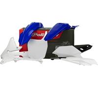 Polisport Off Road Yamaha Wr250f 15-19/wr450f 16-18 Plastics Kit White,Blue