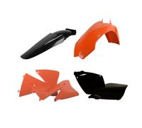 Polisport Standard Plastics Kit For KTM EXC 520 2001-2002 Black/Orange