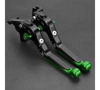 POLITI 2025 for Z900 2027-2021 Motorcycle Adjustable Brake Clutch Levers Handlebar Grips(Green3)