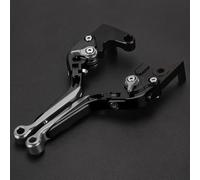 POLITI for CBF125 2008-2015 Motorcycle Accessories Adjustable Folding Brake Clutch Levers(Gray 1)