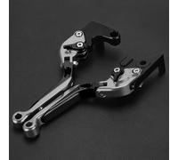 POLITI for CBF125 2008-2015 Motorcycle Accessories Adjustable Folding Brake Clutch Levers(Gray 2)