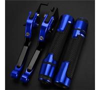 POLITI for CBF125 2008-2015 Motorcycles Accessories Brake Clutch Levers Handlebars Handle Grips Bar Ends(Blue 2)