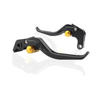 POLITI for YZF R1 2009-2014 YZFR1 YZF-R1 2010 2011 2012 Motorcycle Accessories Parts Short Brake Clutch Lever Handle Set(Black B)