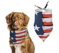 Political Animals, Donkey and Elephant Dog Bandanas Triangle Dog Bibs Cute Pet Scarf Kerchief for Small Medium Large Pet