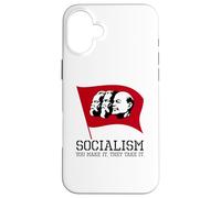 Political Anti Communist & Socialist - Marx Engels Lenin Case for iPhone 16 Plus