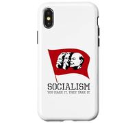 Political Anti Communist & Socialist - Marx Engels Lenin Case for iPhone X/XS