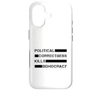 Political Correctness Kills Democracy (Free Speech) Case for iPhone 17