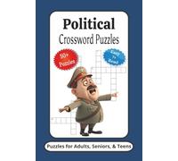 Political Crossword Puzzles: Crossword Puzzles with Easy to Read Print about Political, Policy, Government and More | 6x9 inches, 120 Pages | 50+ ... Gifts for Vacations, Holidays and Relaxation