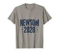 Political Satire Gavin Newsom 2028 American Patriot T-Shirt