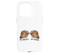 Political satire Side Eye Dog Protest Case for iPhone 15 Pro