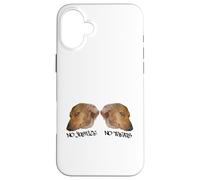 Political satire Side Eye Dog Protest Case for iPhone 16 Plus
