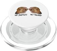 Political satire Side Eye Dog Protest PopSockets PopGrip for MagSafe