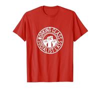 Political Working Class Socialist Lass Northern Yorkshire T-Shirt, Men, Red, Small