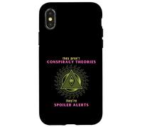 Politically Incorrect Conspiracy Theory Spoiler Alert Satire Case for iPhone X/XS