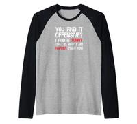 Politically Incorrect - I Am Happier Than You - Conservative Raglan Baseball Tee