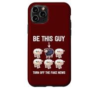 Politically Incorrect Sheep Turn Off Fake News Propaganda Case for iPhone 11 Pro