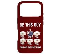 Politically Incorrect Sheep Turn Off Fake News Propaganda Case for iPhone 17 Pro