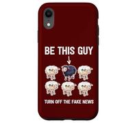 Politically Incorrect Sheep Turn Off Fake News Propaganda Case for iPhone XR