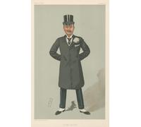 Politicians â€“ â€˜the Mayor from Clareâ€™. Major Eustace-Jameson. October 27 1904 (1904) Poster Print by Leslie Matthew Ward (24 x 36)
