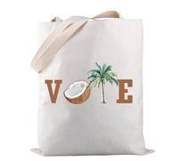 Politics Shoulder Bag Coconut Tree Voters Gift Election Day Gifts 2024 Election Tote Bag (Coconut Tree TOTE)
