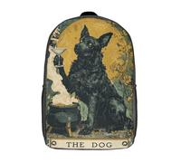 POLIUAWS 3D Printed Children's School Canine Elixir -1 Backpack for Kids High Capacity Travel Book Bags Fashion Rucksacks Kids School Bag Casual Back Pack 17inch