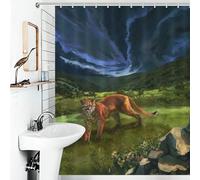 POLIUAWS A Storm Is Coming with Hooks Waterproof Fabric Bathroom Decor Curtains for Toile Bathroom Dorm 56.30x70.87Inch（143x180cm）